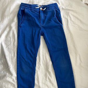Mini Boden Skinny Blue Pants, 8Y